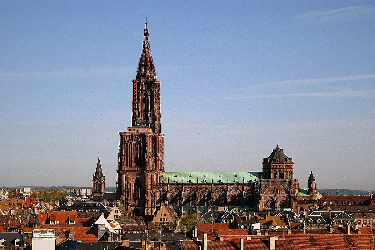 Strasbourg vue depuis l'espace public