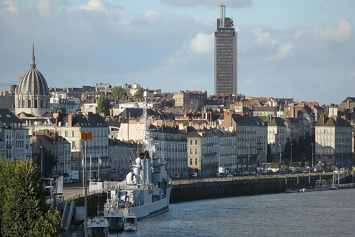 Nantes vue depuis l'espace public