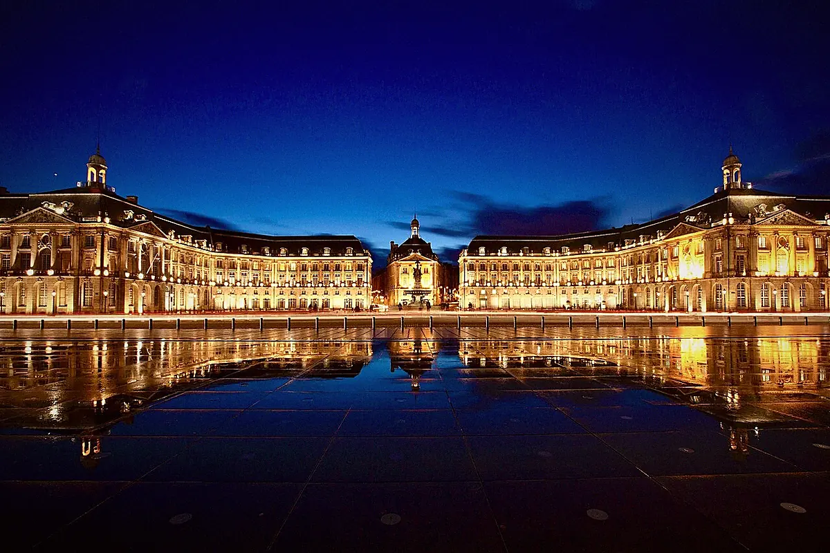 Bordeaux vue depuis l'espace public