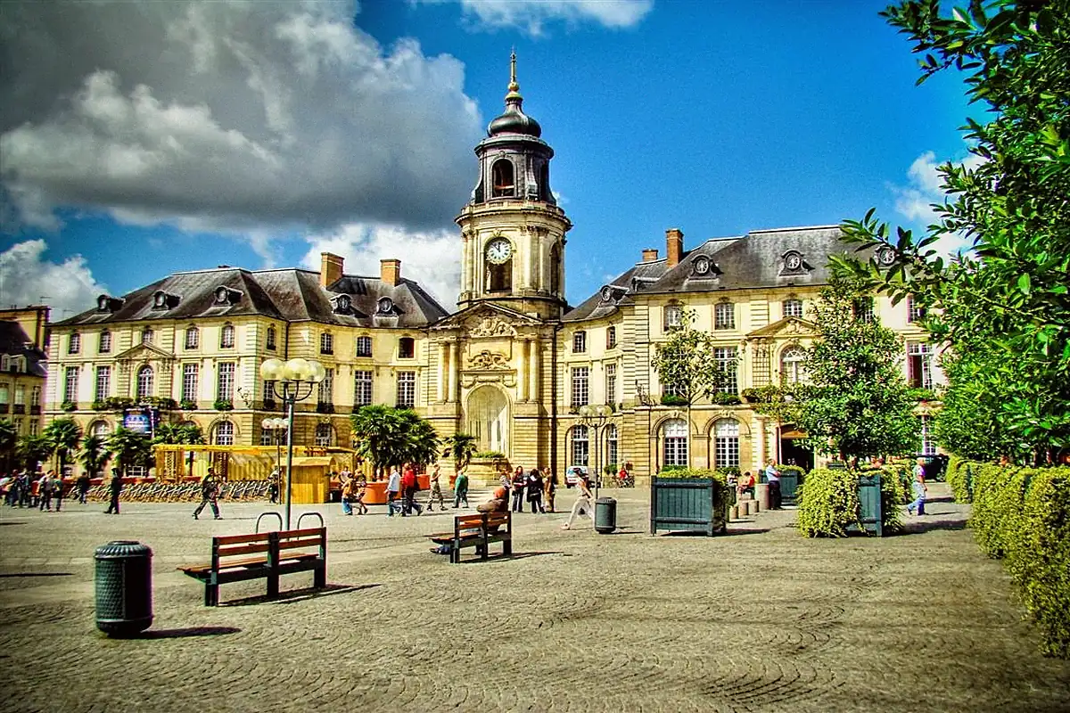 Rennes vue depuis l'espace public