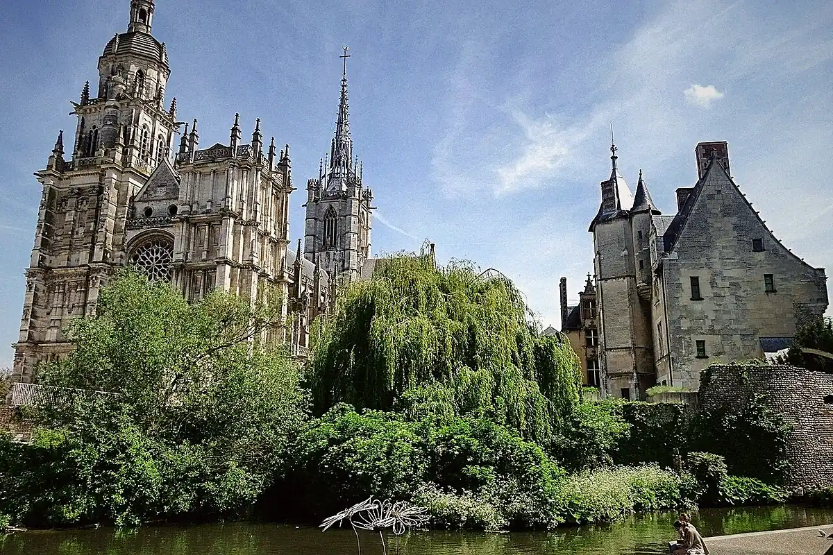Évreux vue depuis l'espace public
