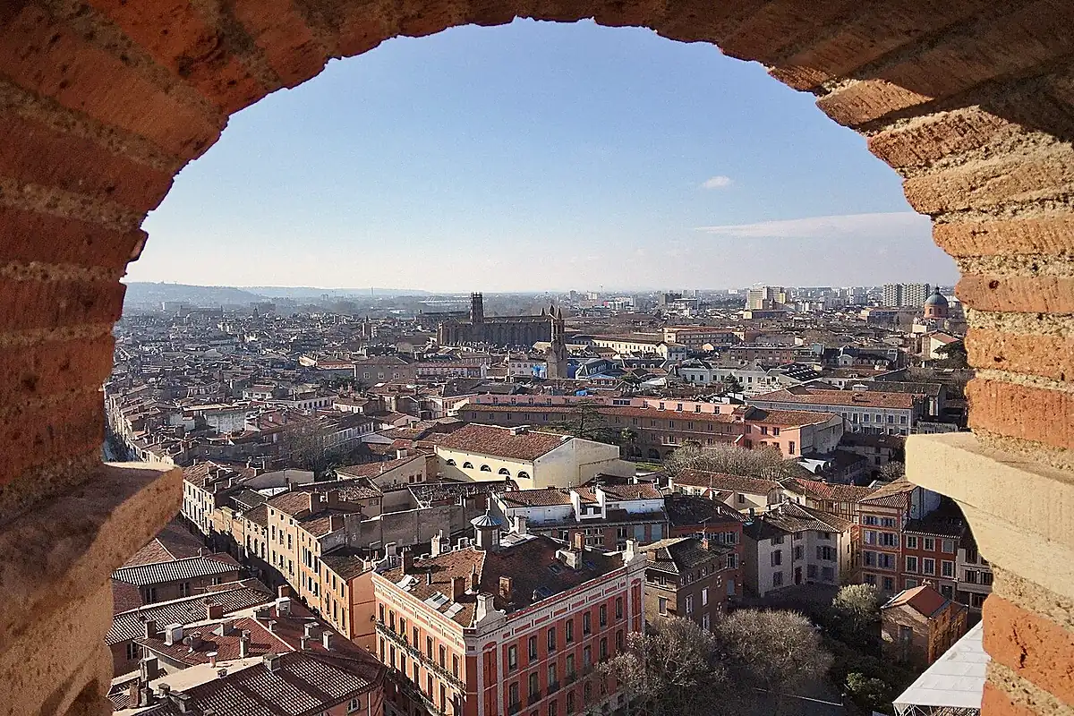Toulouse vue depuis l'espace public