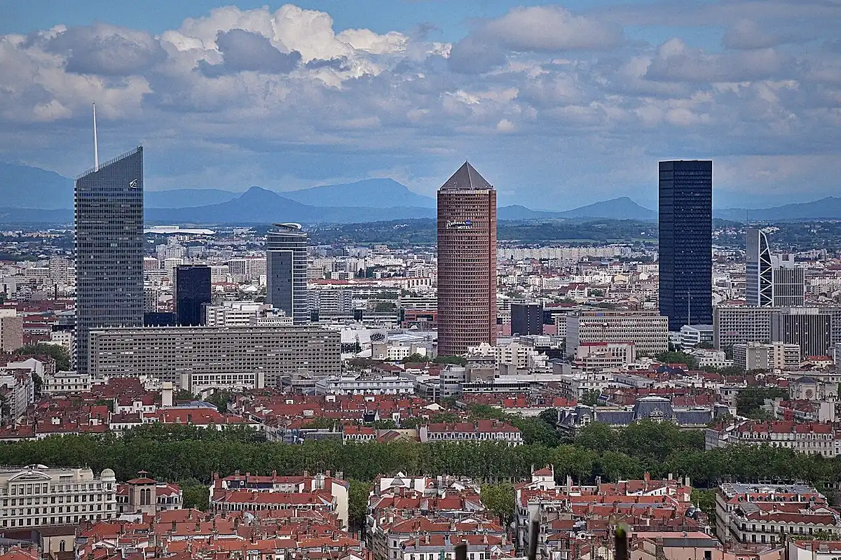 Lyon vue depuis l'espace public